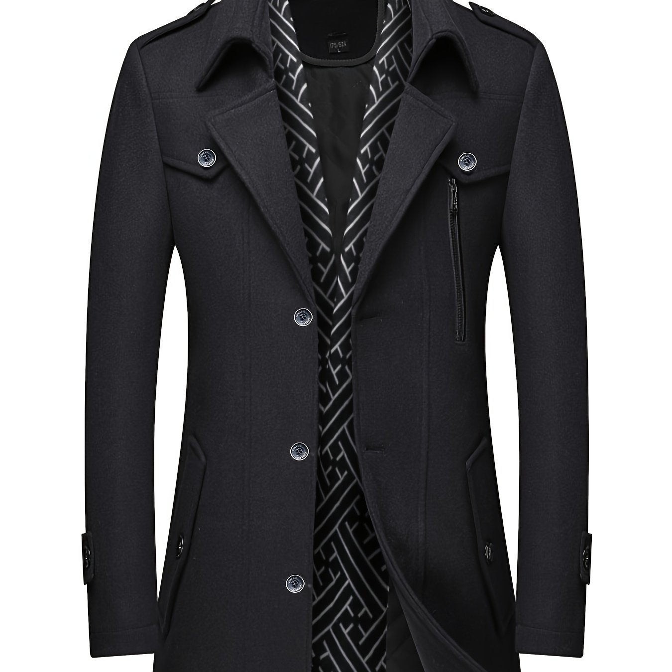 Men’s Sheep Tweed Coat with Scarf Collar by Snagg A Coat