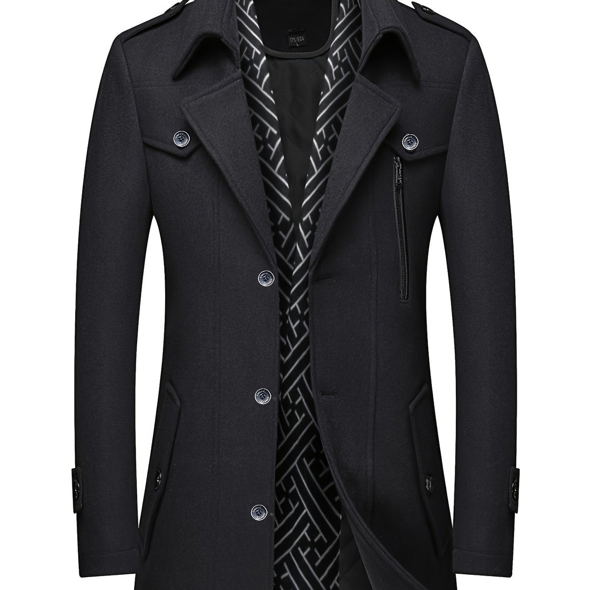 Men’s Sheep Tweed Coat with Scarf Collar by Snagg A Coat