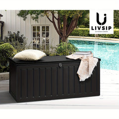 490L Outdoor Storage Box Bench by Snagg A Box