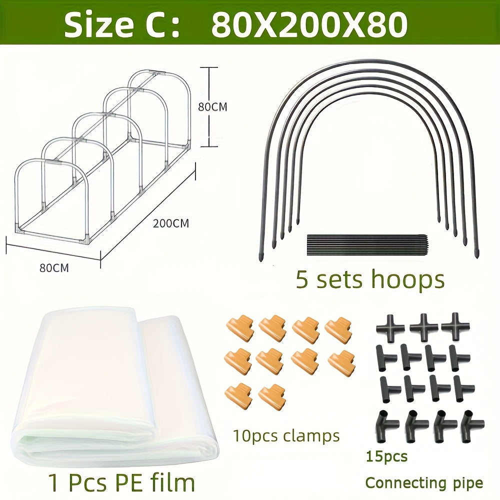 30pcs Garden Tunnel Greenhouse Hoops Kit by Snagg A Green House