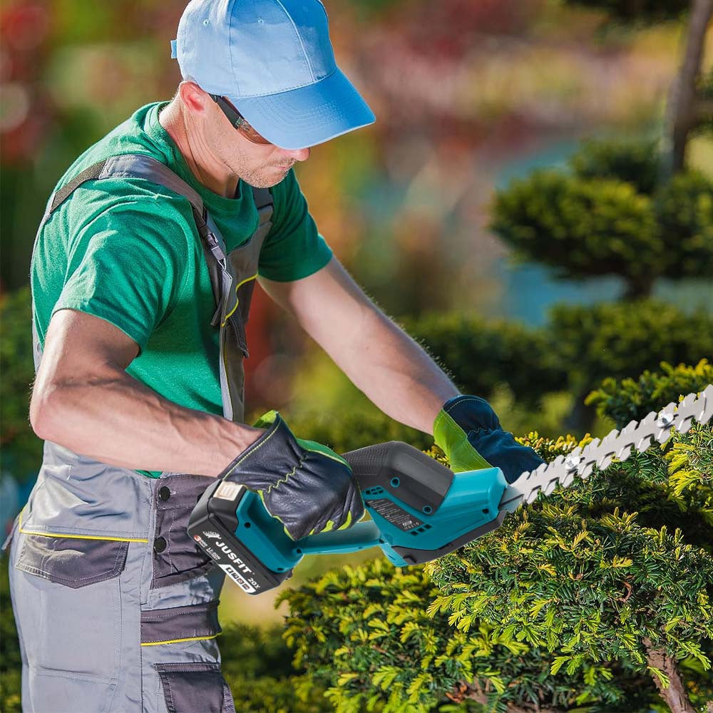 JUSFIT 2-in-1 Cordless Hedge & Grass Trimmer
