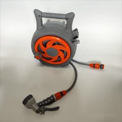 10m Collapsible Handheld Water Hose Reel by Snagg A Garden Hose