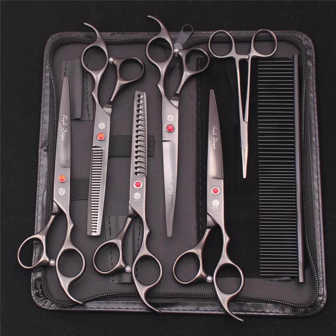 7pcs Professional Pet Grooming Scissors Set - SnaggIt