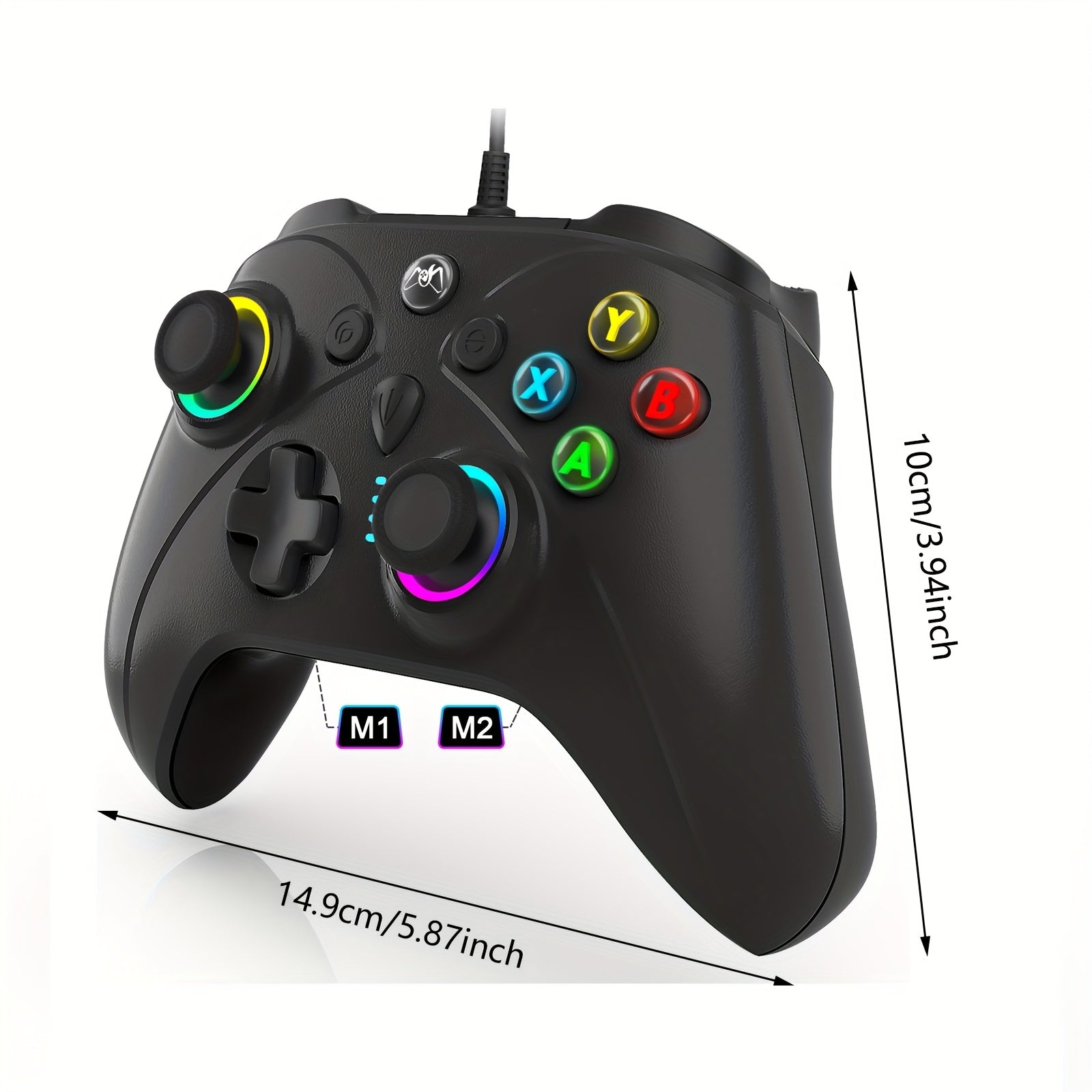 Wired Gaming Controller Compatible With Xbox, PS4, Switch & PC by Snagg A Game Controller
