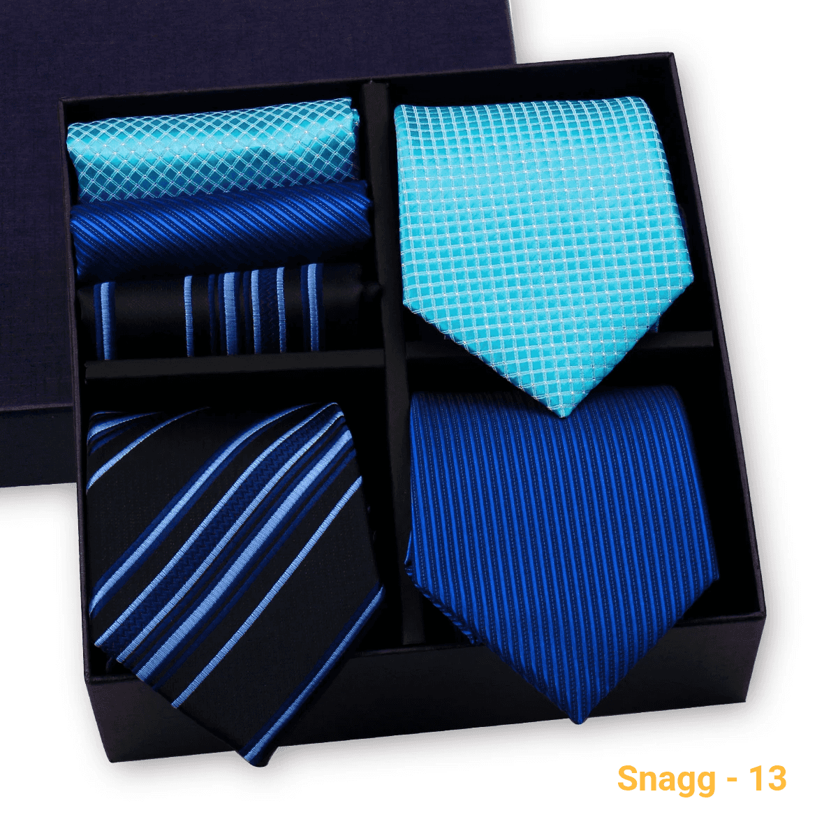 Formal Men’s Tie Collection — 3 Luxury Neckties & Handkerchiefs - GL-04 - Others In Fashion