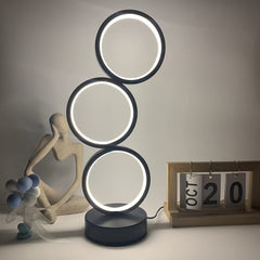 Modern 3 Ring USB Powered LED Table Lamp by Snagg A Table Lamp