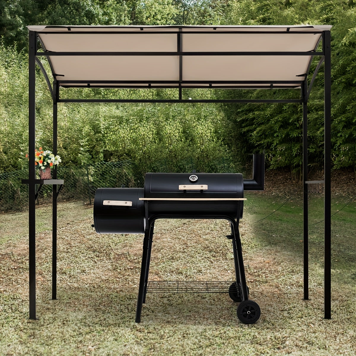 Large BBQ Gazebo Tent with Grill Shelter by Snagg An Umbrella