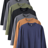 7pcs Men’s Long Sleeve T-Shirts - SnaggIt