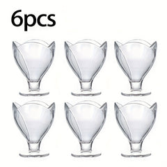 Petal Shaped Glass Ice Cream Cups For Parties And Weddings by Snagg A Cup