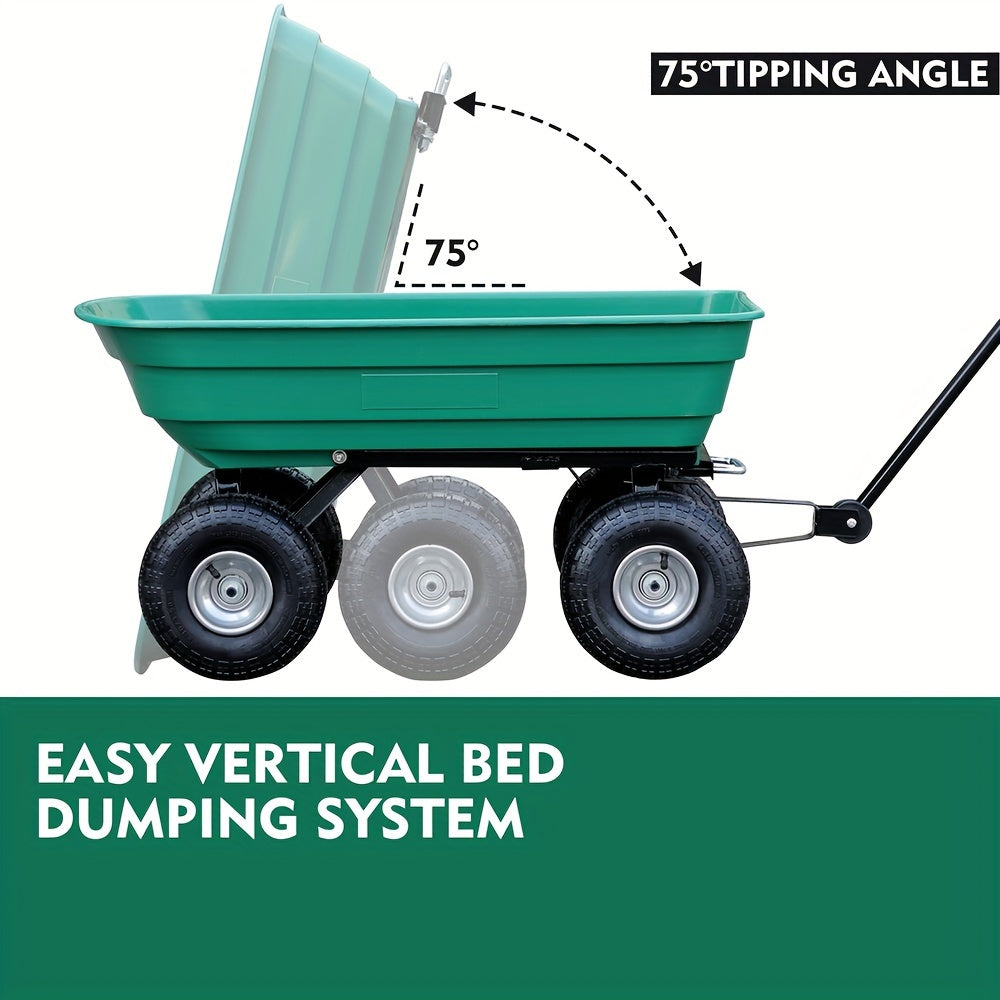 50L/70L Heavy Duty Garden Dump Cart by Snagg A Trolley