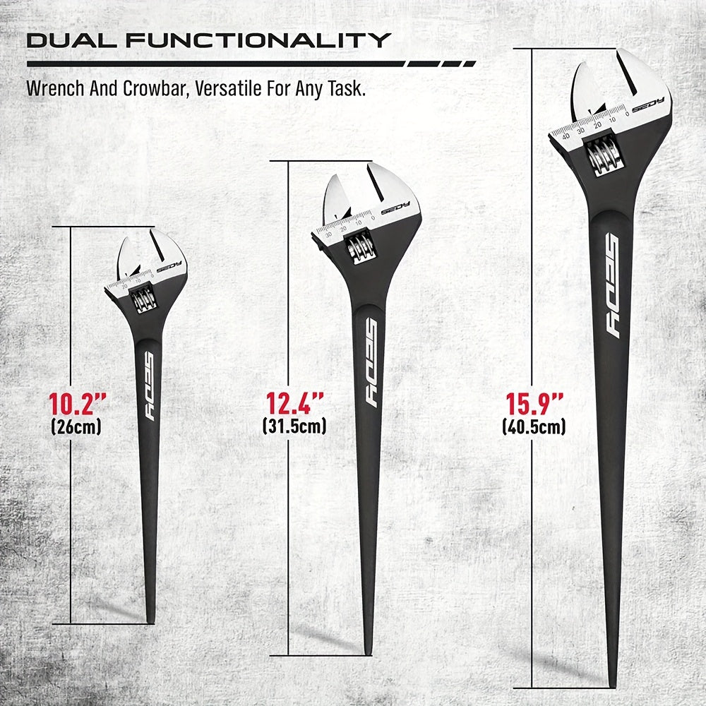 3-Piece Adjustable Spud Wrench Set