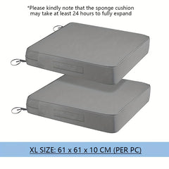 Heavy-Duty Waterproof Outdoor Seat Cushions by Snagg A Cushion