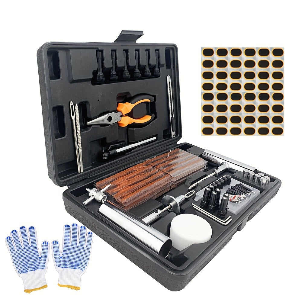 148pcs Tire Puncture Repair Kit by Snagg A Tire Repair Kit