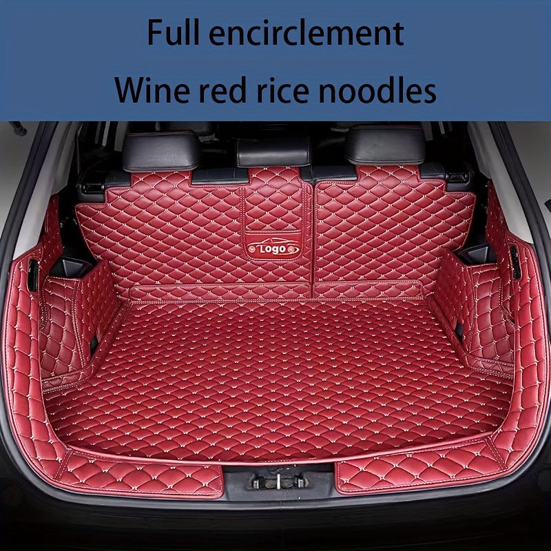 3D Faux Leather Trunk Mat by Snagg A Trunk Mat