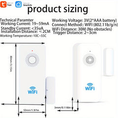 12 Pack WiFi Door & Window Sensors by Snagg A Sensor Alarm
