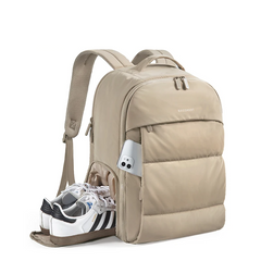 Women's Airline-Approved Travel Backpack 15.6" – Water-Resistant Carry-On with Shoe Compartment (36–55L)