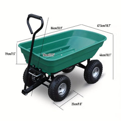 50L/70L Heavy Duty Garden Dump Cart by Snagg A Trolley