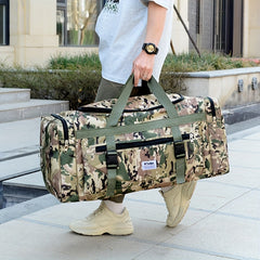Large Camouflage Duffel Bag