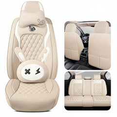 Universal PU Leather Car Seat Cover Set by Snagg A Seat Cover