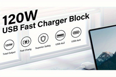120W USB-C Fast Charging Station - 6 Port Wall Charger