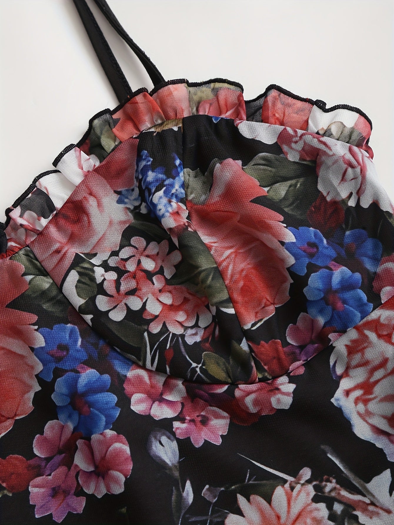 Vintage Floral Strapless Court Dress by Snagg A Dress