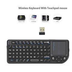 X1 Mini 2.4GHz Wireless Keyboard - 3 in 1 Multimedia Controller & Touchpad