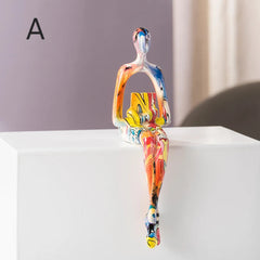 Graffiti Abstract Figurine – Modern Pop Art Sculpture by Snagg A Sculpture