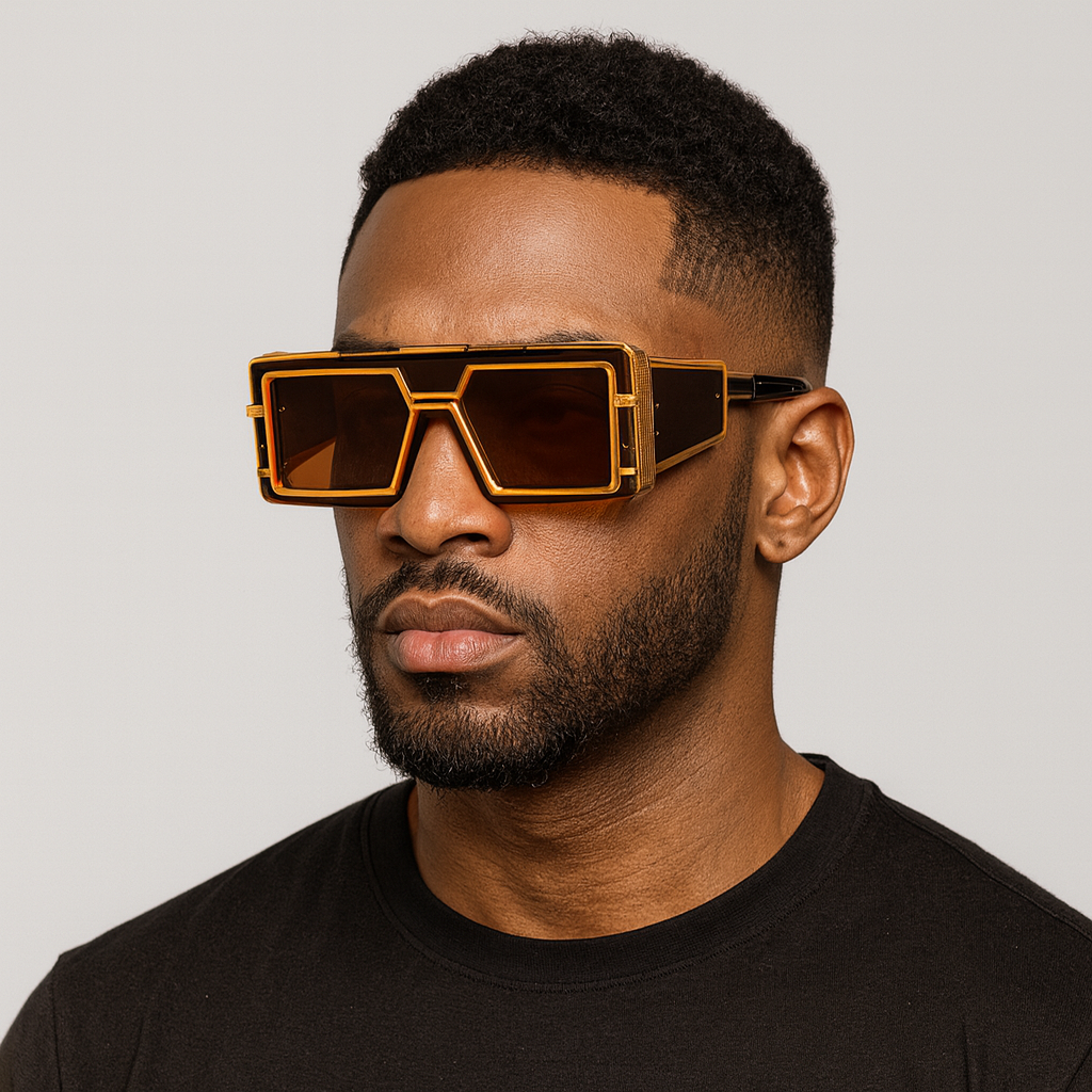 Square Vintage Luxury Steampunk Sunglasses by Snagg A Shades
