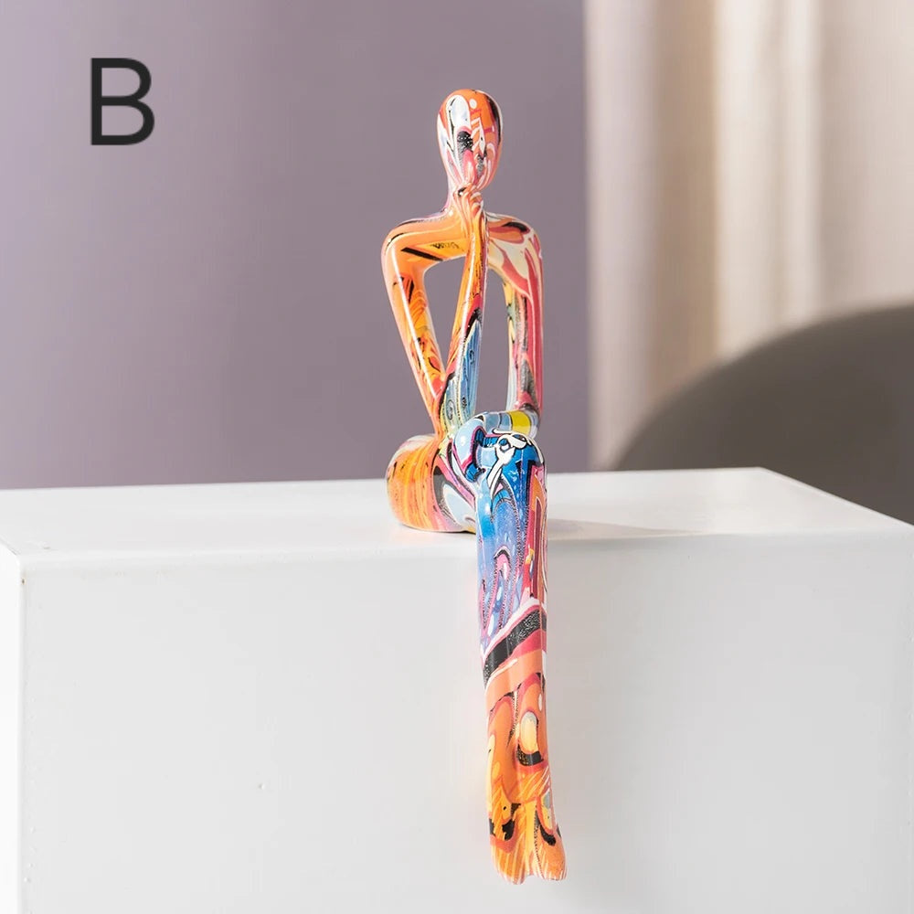 Graffiti Abstract Figurine – Modern Pop Art Sculpture by Snagg A Sculpture