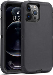 Heavy Duty Armor iPhone Case with Belt Clip | Shockproof Hybrid Cover for iPhone 11–16 Pro Max