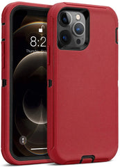 Heavy Duty Armor iPhone Case with Belt Clip | Shockproof Hybrid Cover for iPhone 11–16 Pro Max